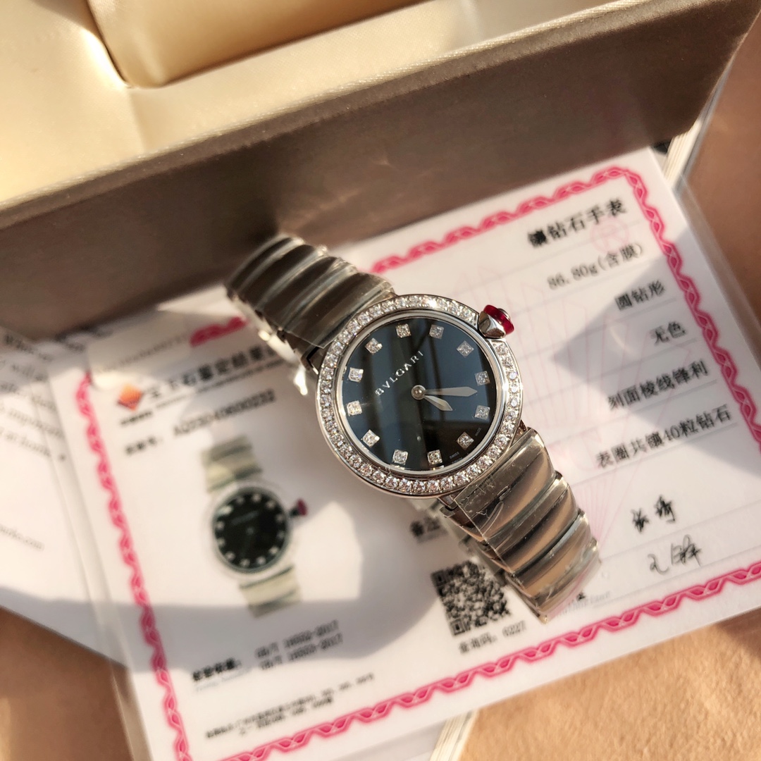 [Top] BVLGARI LVCEA Watches with Diamond - 3 Color