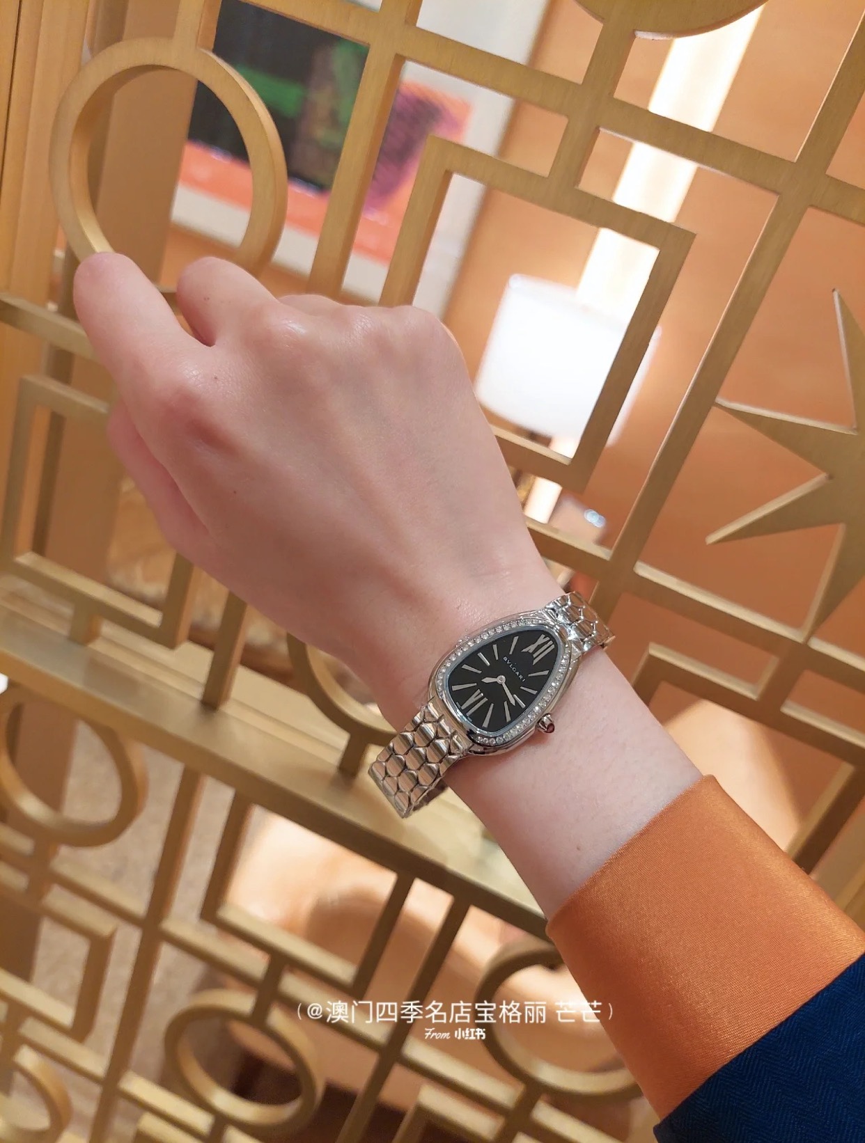 [Top] BVLGARI Serpenti Seduttori Watches with Diamond - Silver