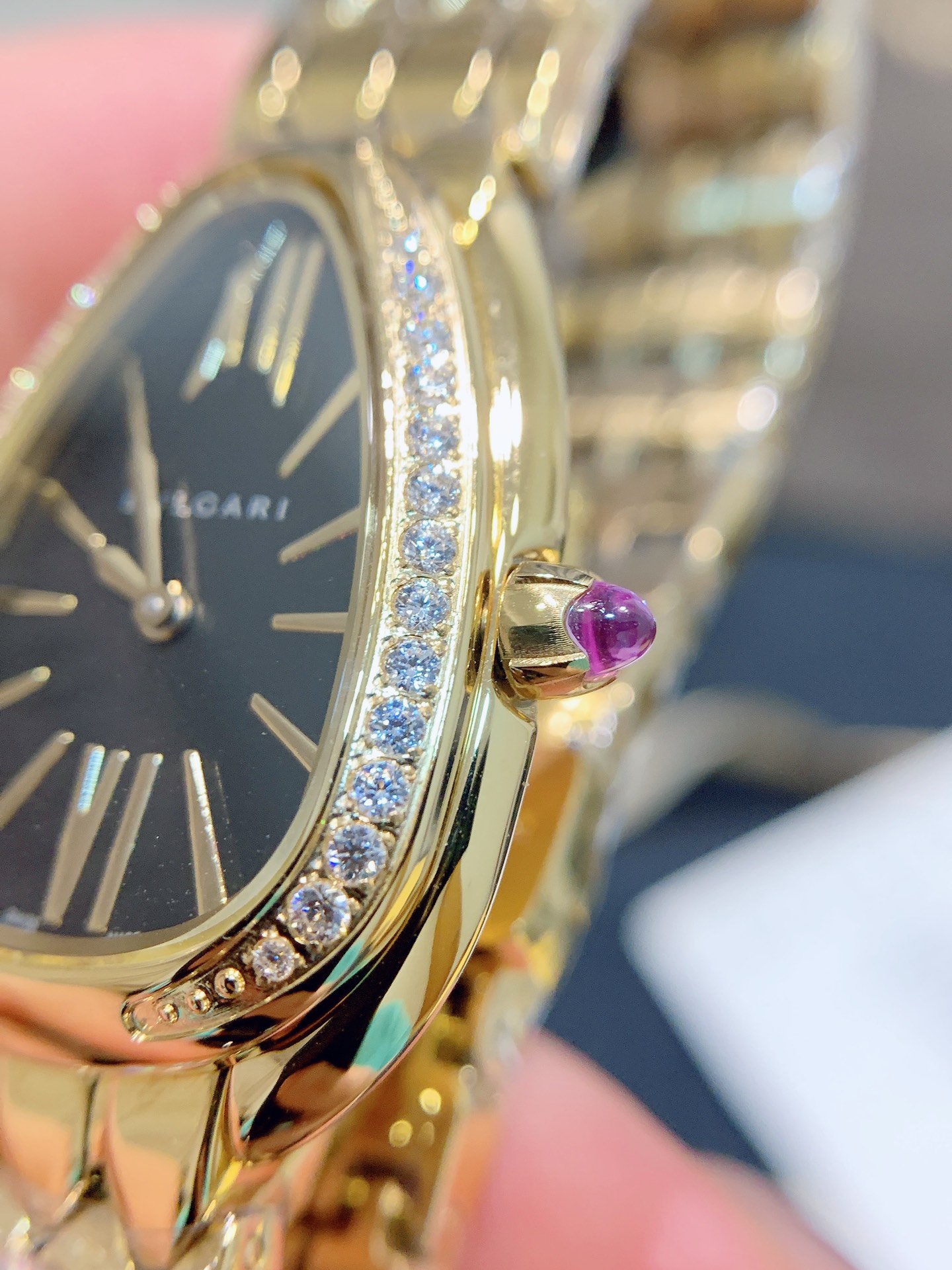 [Top] BVLGARI Serpenti Seduttori Watches with Diamond - Gold