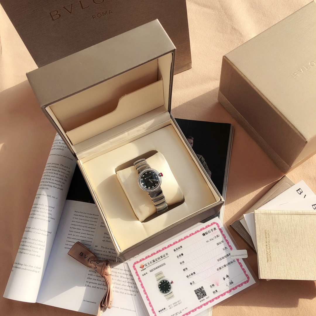 [Top] BVLGARI LVCEA Watches with Diamond - 3 Color