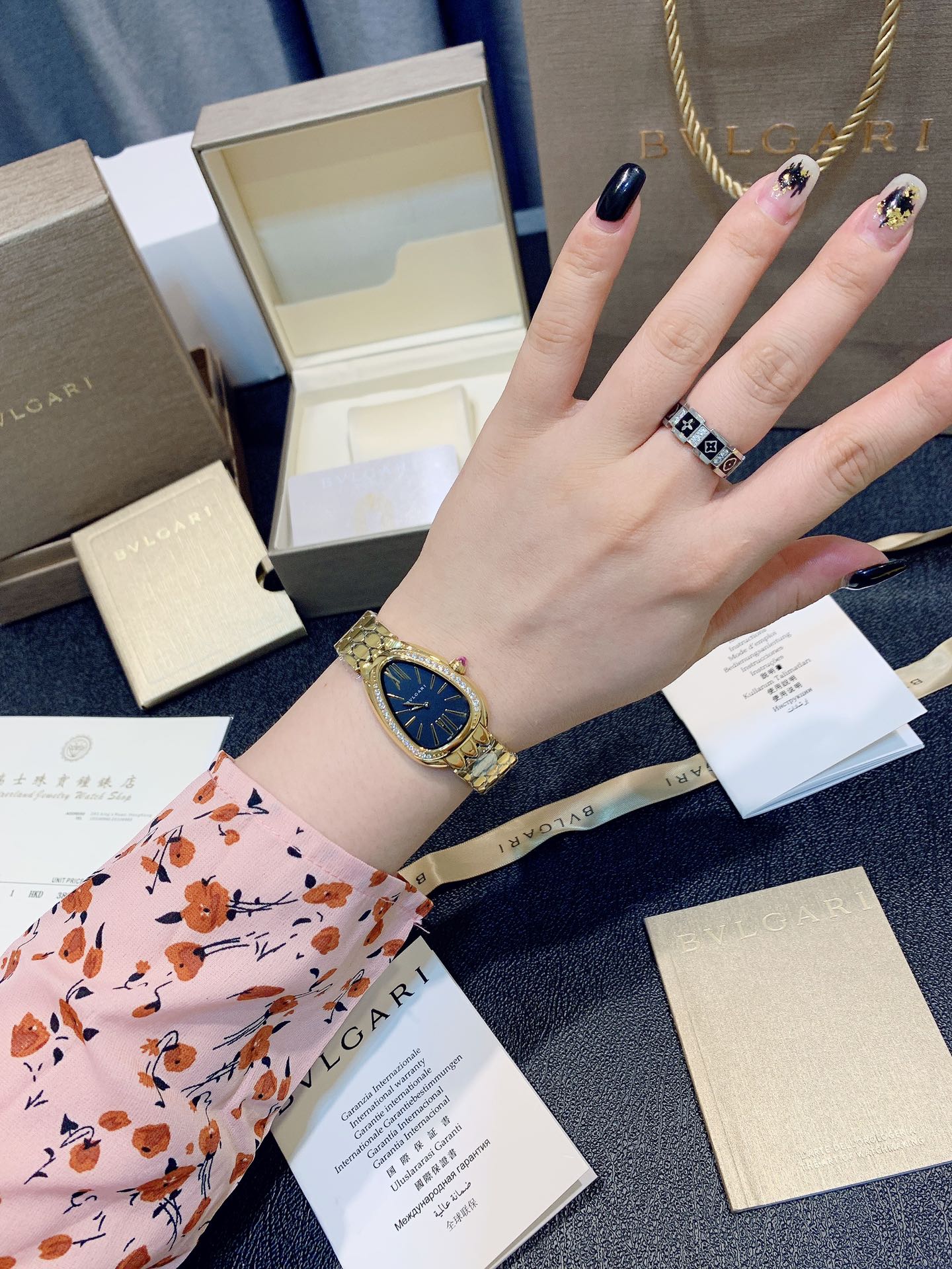 [Top] BVLGARI Serpenti Seduttori Watches with Diamond - Gold