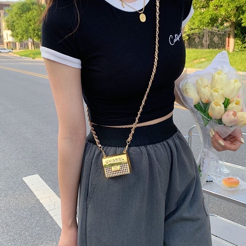 [TOP] CHANEL Mini Box Bag - Silver/Gold