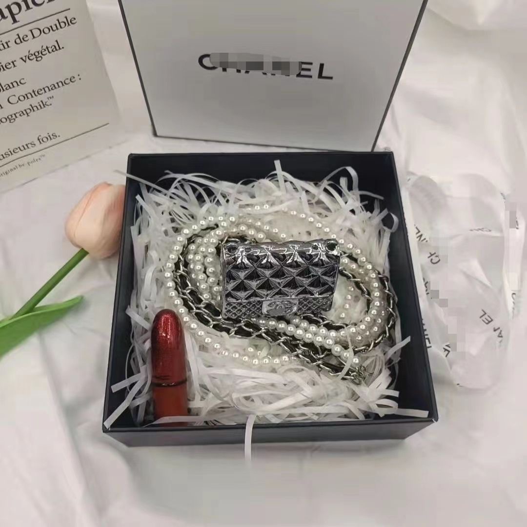 [TOP] CHANEL Mini Box Bag - Silver/Gold