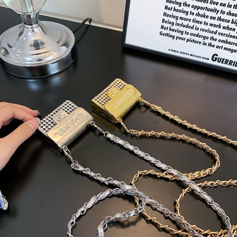 [TOP] CHANEL Mini Box Bag - Silver/Gold