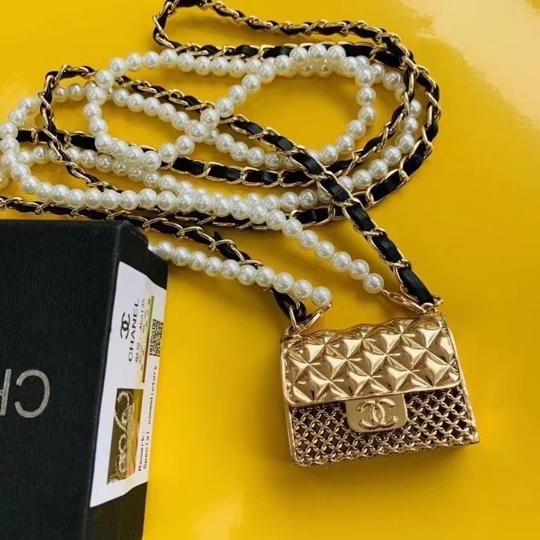 [TOP] CHANEL Mini Box Bag - Silver/Gold