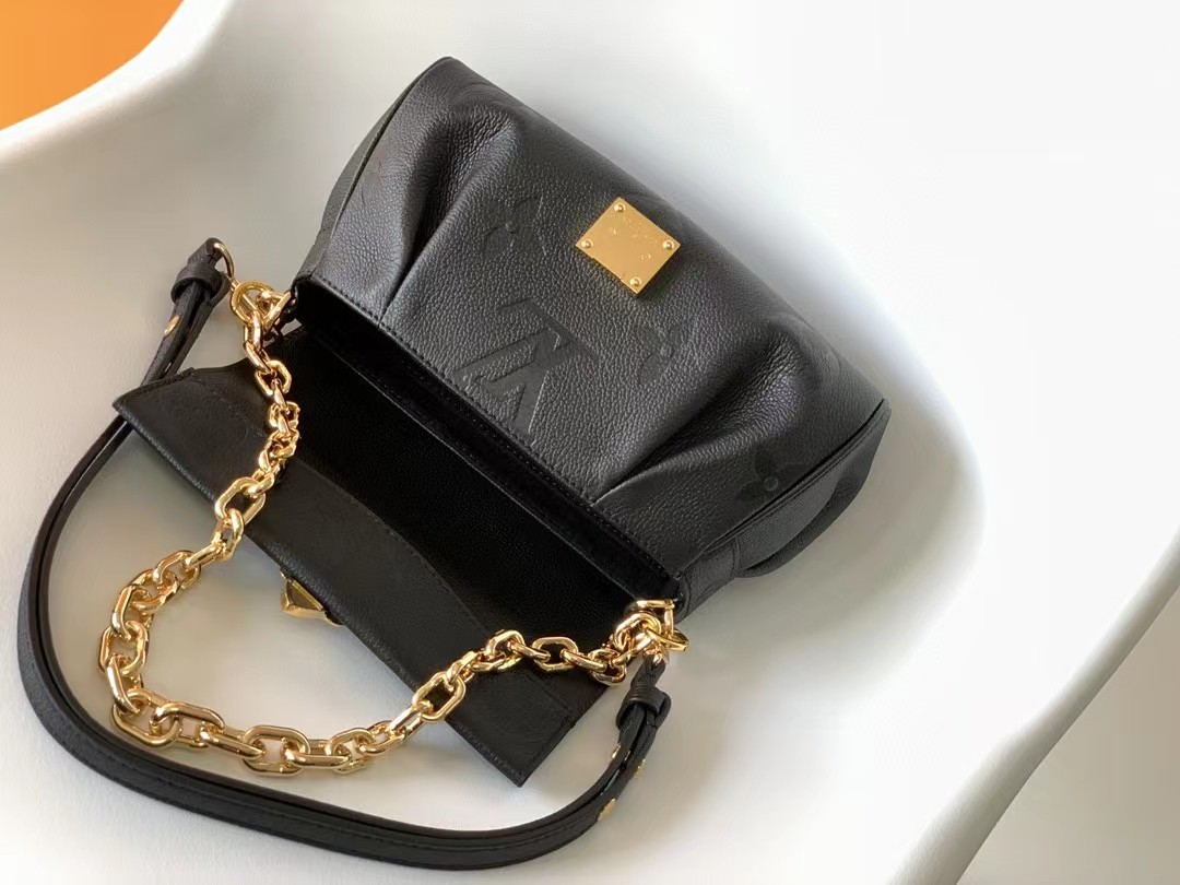 [TOP] Louis Vuitton LV Favorite Bag 24/14/9cm- BLACK