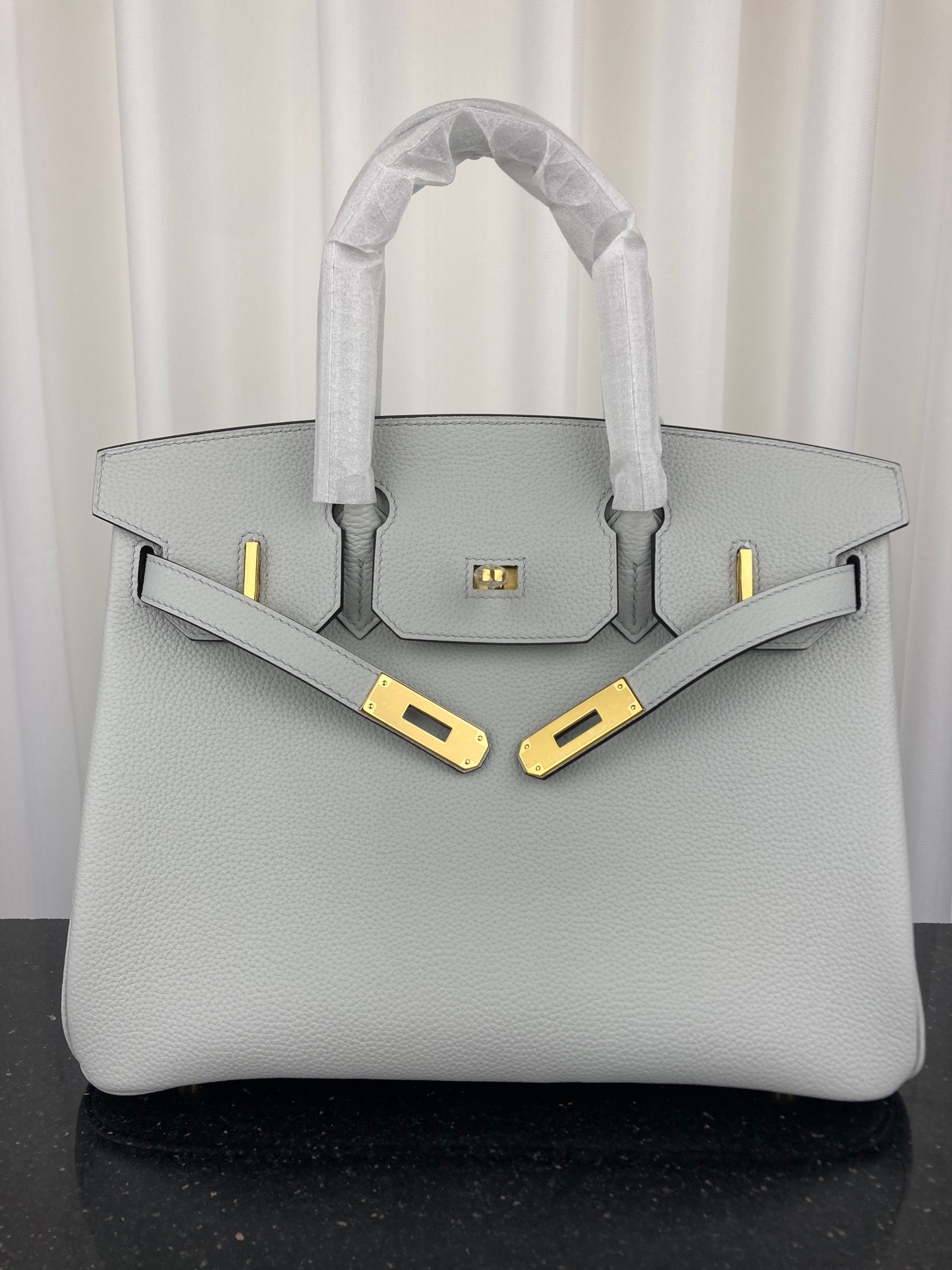 [TOP] HERMES Togo Birkin Bag 30cm - GHW