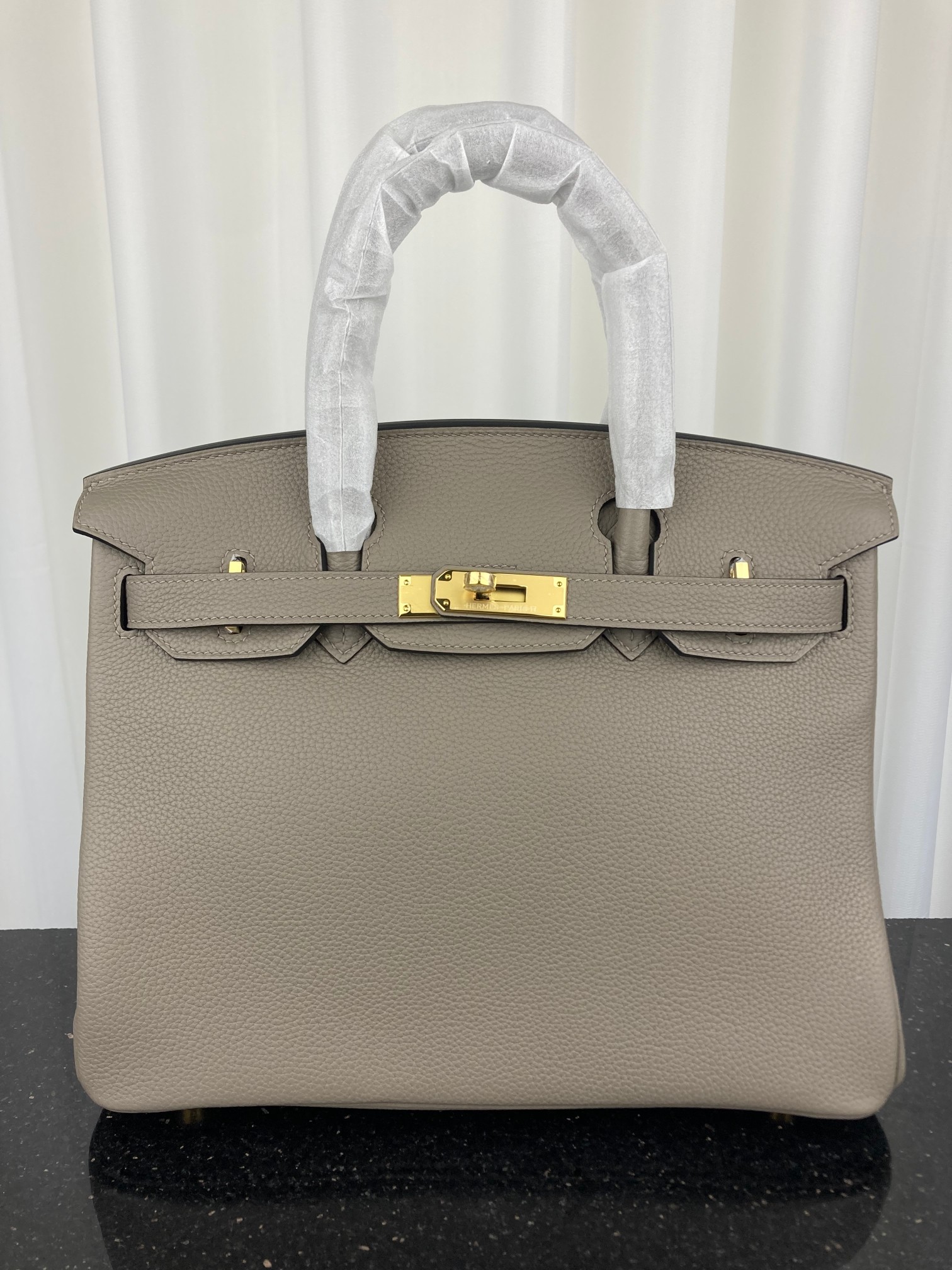 [TOP] HERMES Togo Birkin Bag 30cm - GHW