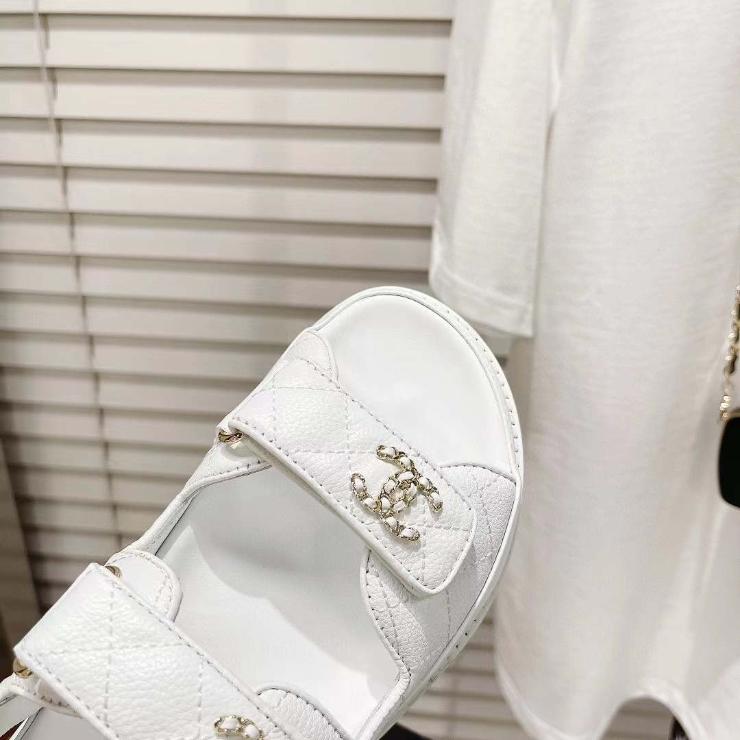 [Top] CHANEL Leather Sandals - 2 Color