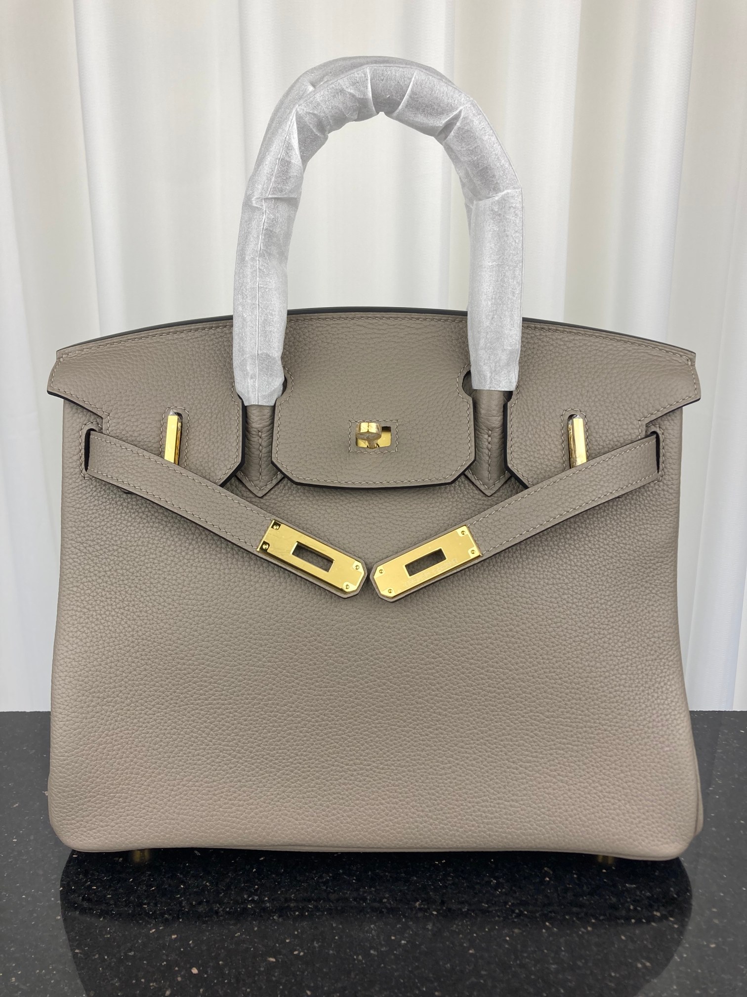 [TOP] HERMES Togo Birkin Bag 30cm - GHW