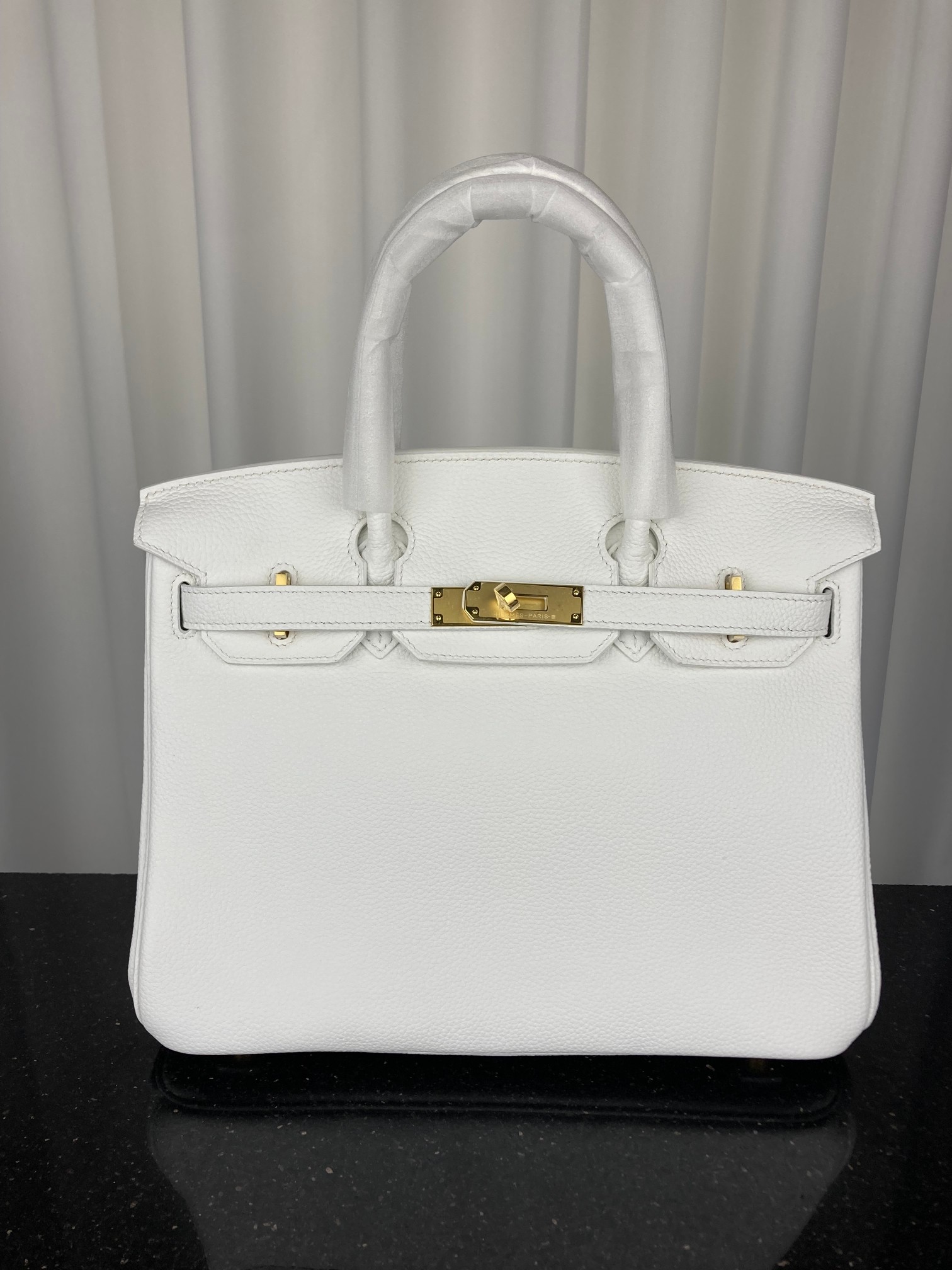 [TOP] HERMES Togo Birkin Bag 30cm - GHW