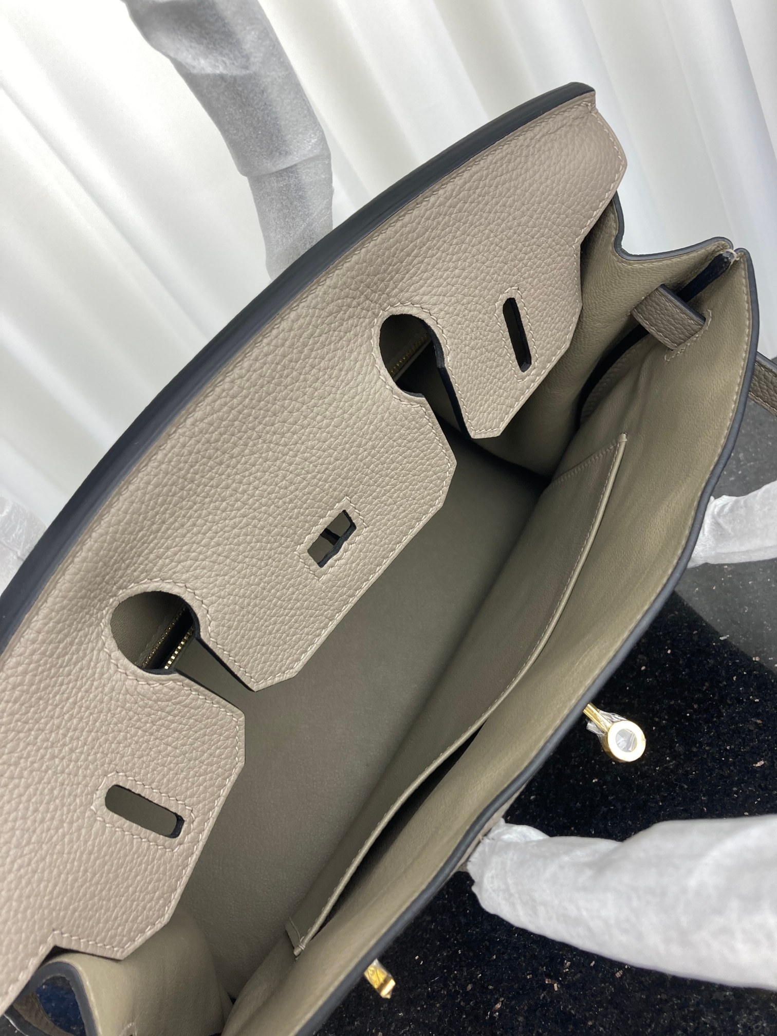 [TOP] HERMES Togo Birkin Bag 30cm - GHW