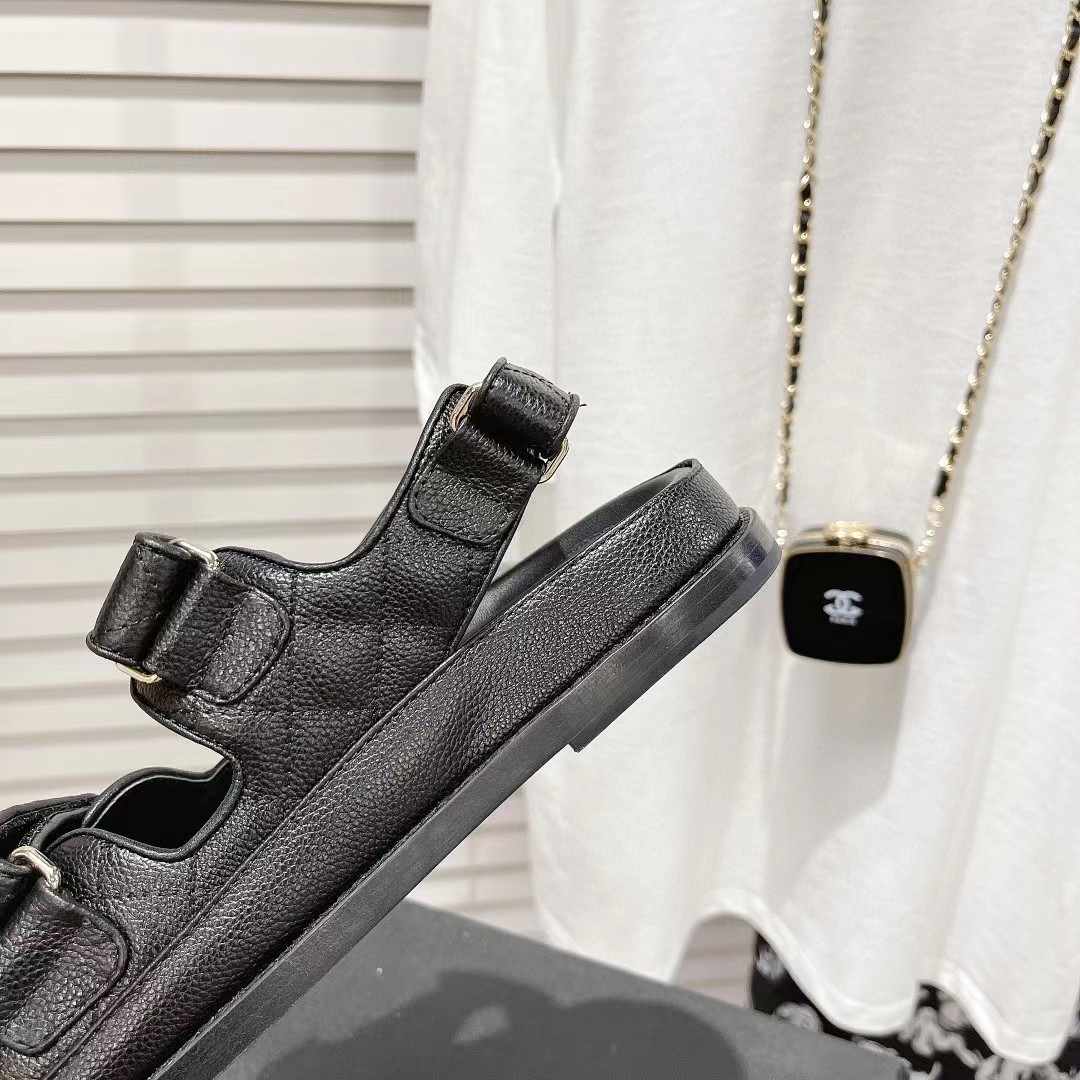 [Top] CHANEL Leather Sandals - 2 Color