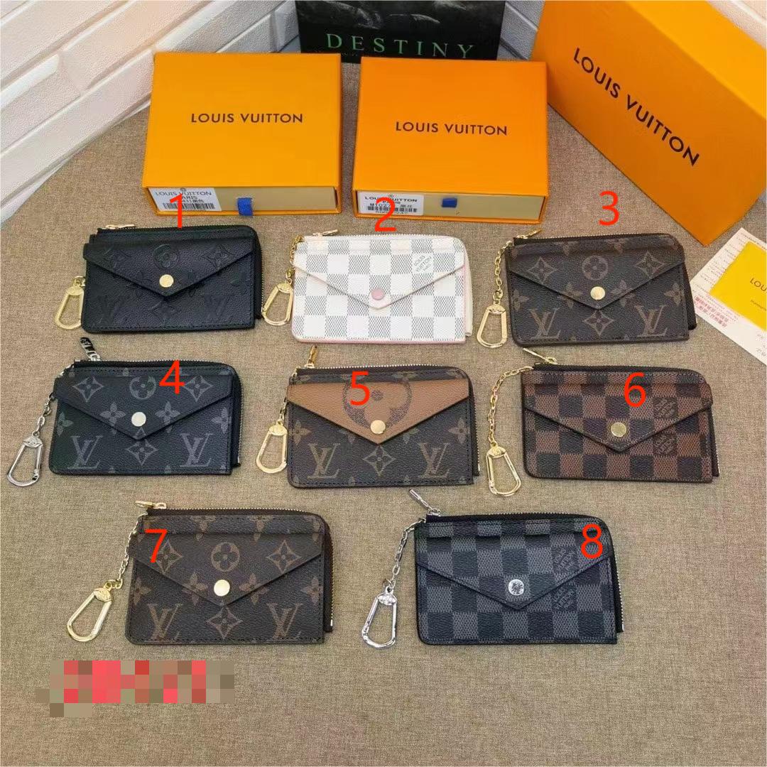 [TOP] Louis Vuitton LV LV Compact Key Wallet - Monogram