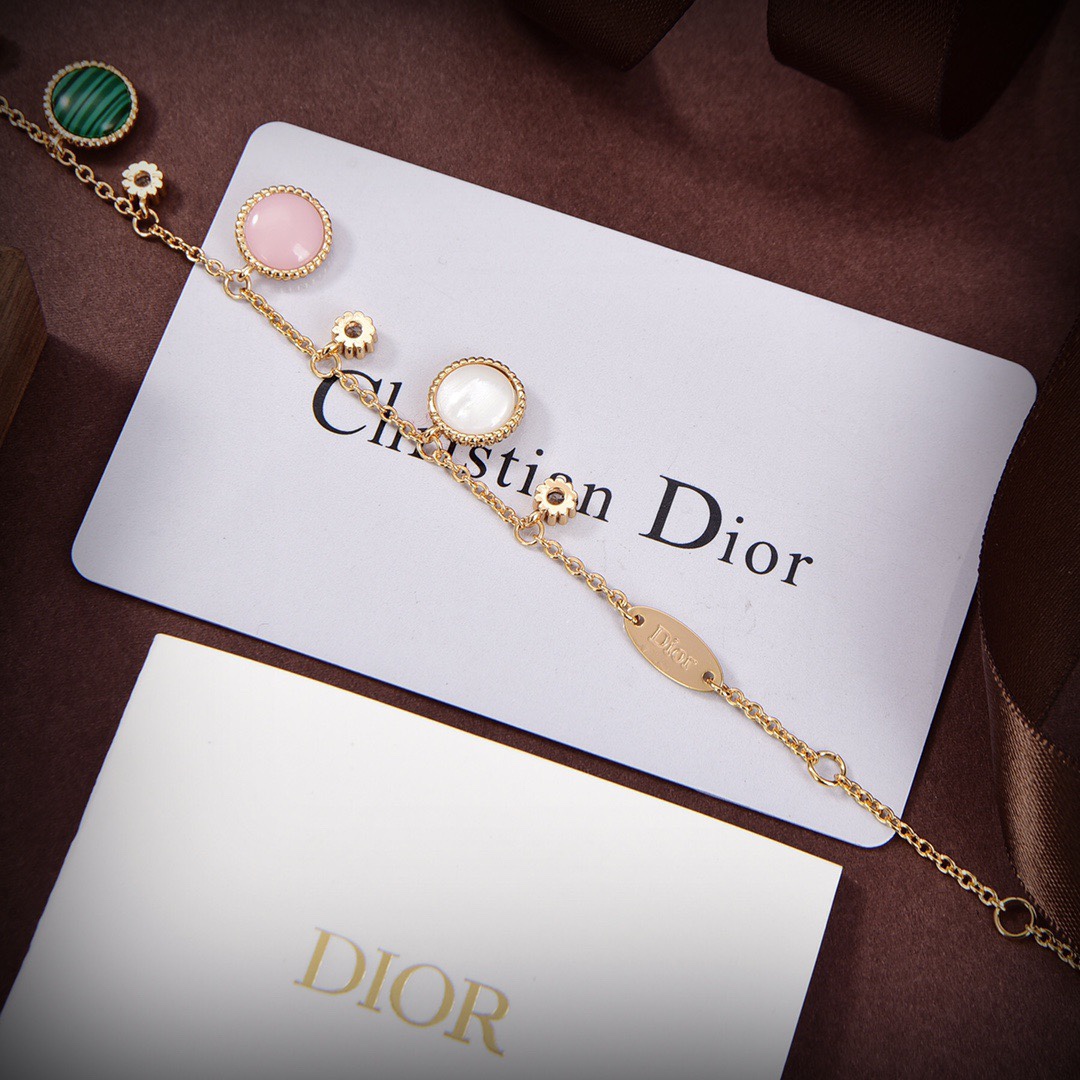 [TOP] Christian Dior hexagram compass crystal bracelet/necklace