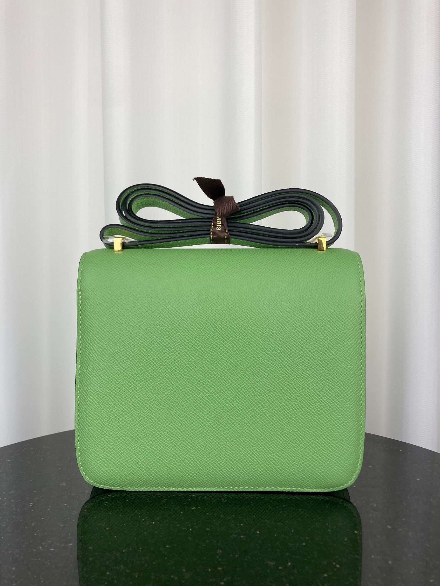 [TOP] HERMES Constance Epsom Leather - Green & GHW