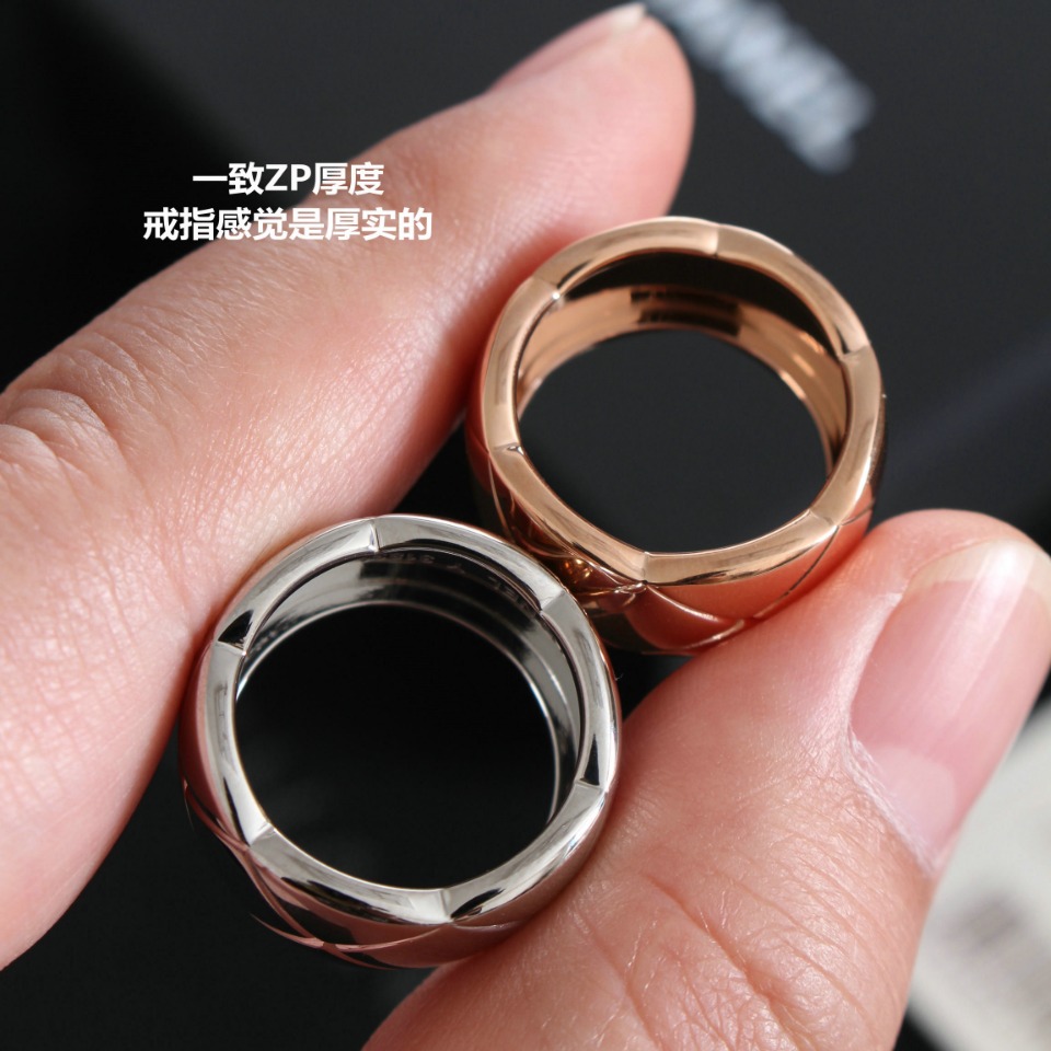 [TOP] CHANEL Argyle Ring - 3 Colors