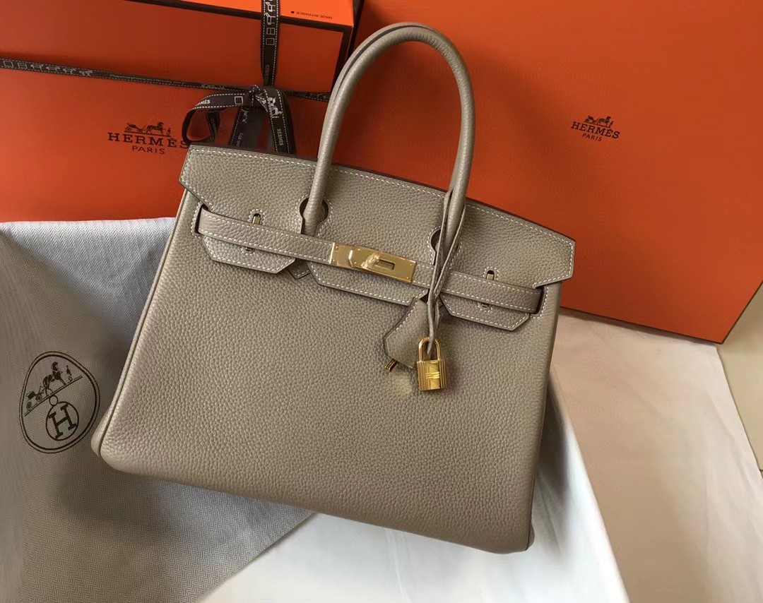 [TOP] HERMES Togo Birkin Bag 25cm - GHW