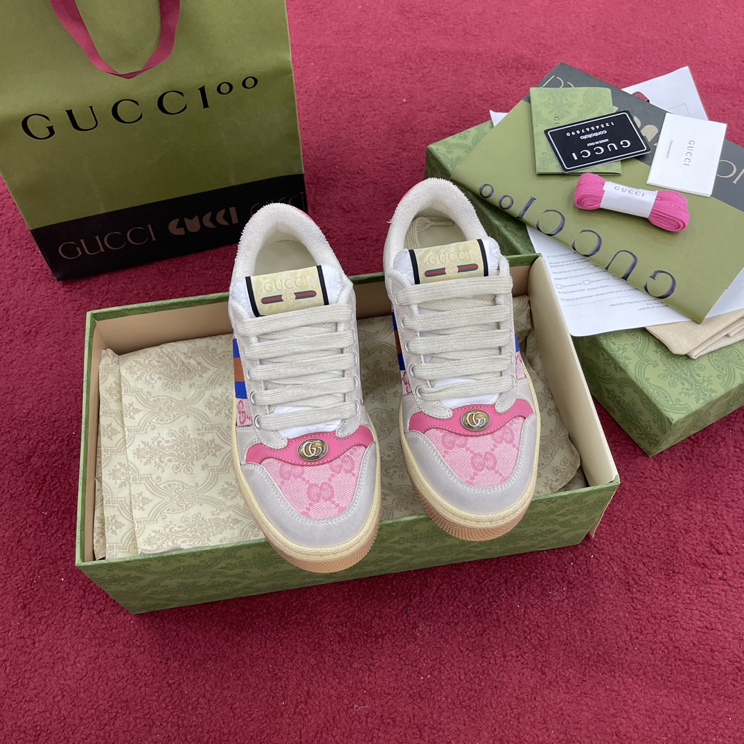 [TOP] GUCCI Classic Calfskin Sneaker Sneakers