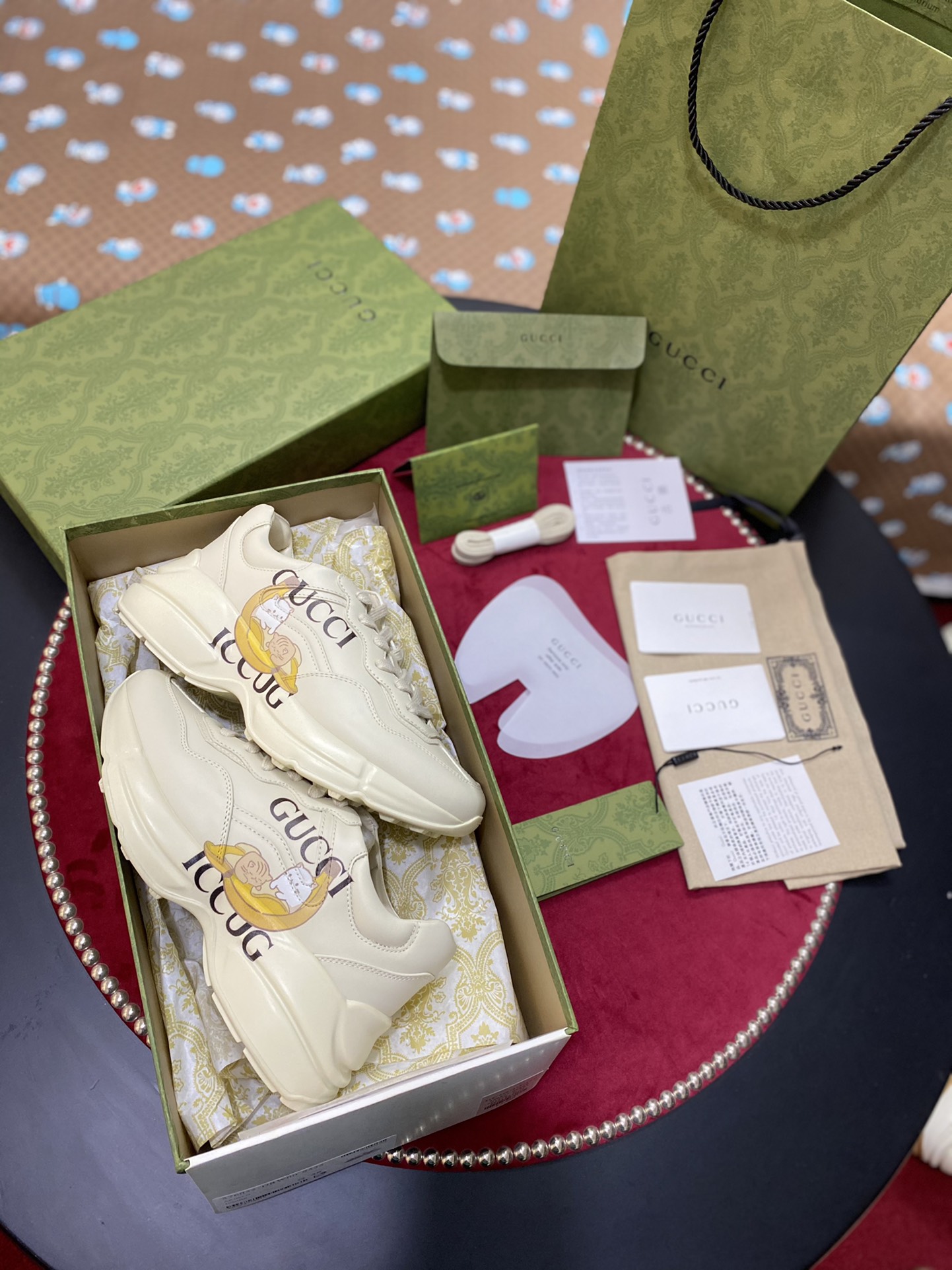 [TOP] GUCCI RHYTON WITH BANANA PRINT SNEAKER