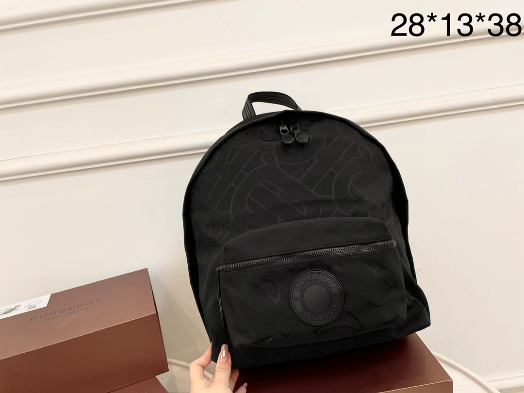 [TOP] BURBERRY Men's Backpack - Black