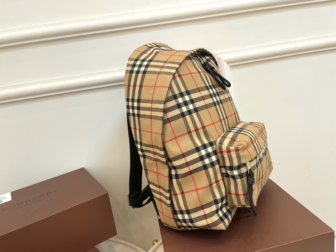 [TOP] BURBERRY Men's Backpack - Brown