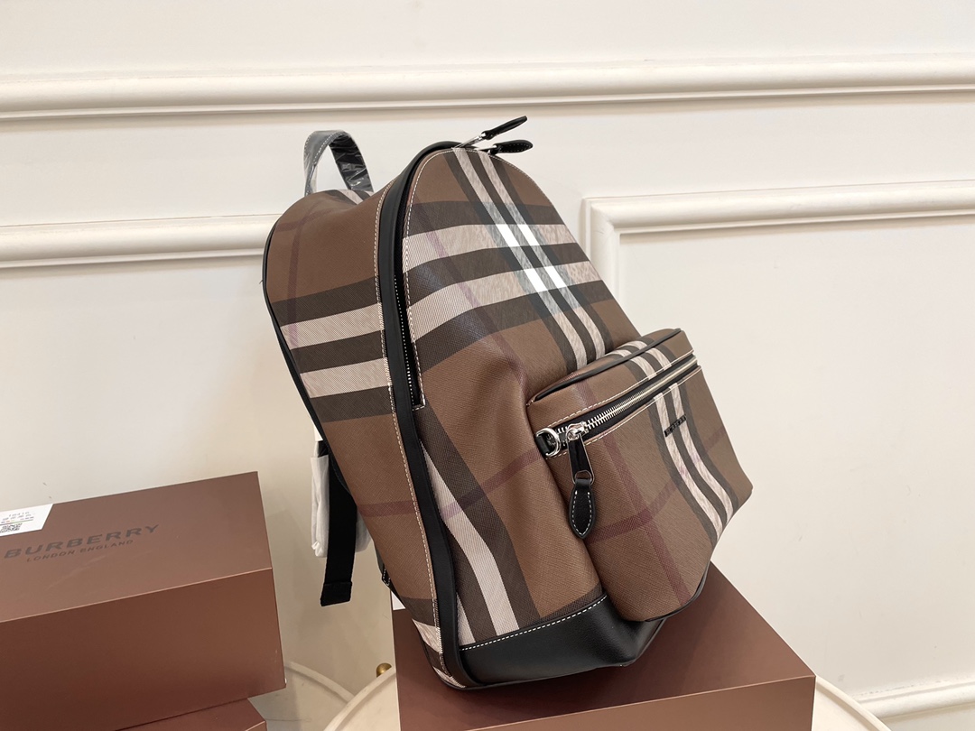 [TOP] BURBERRY Men's Backpack - Brown