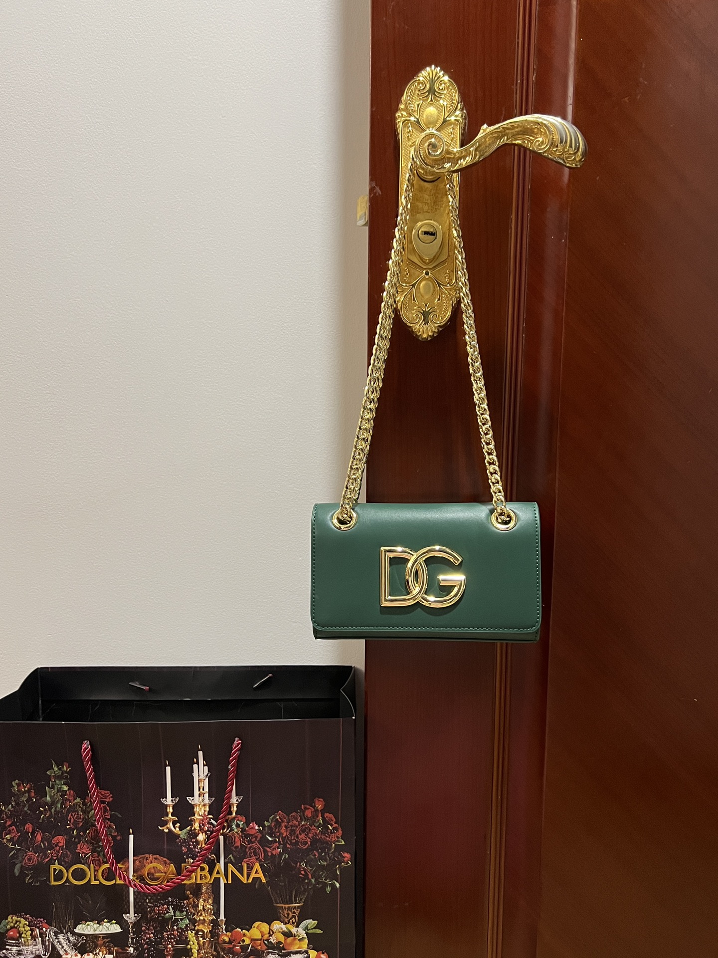[TOP] Dolce & Gabbana D&G Calfskin 3.5 Bag  21*14*5cm - 6 Color