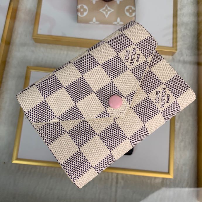 [TOP] Louis Vuitton LV LV Damier Victorine Wallet - 16 colors