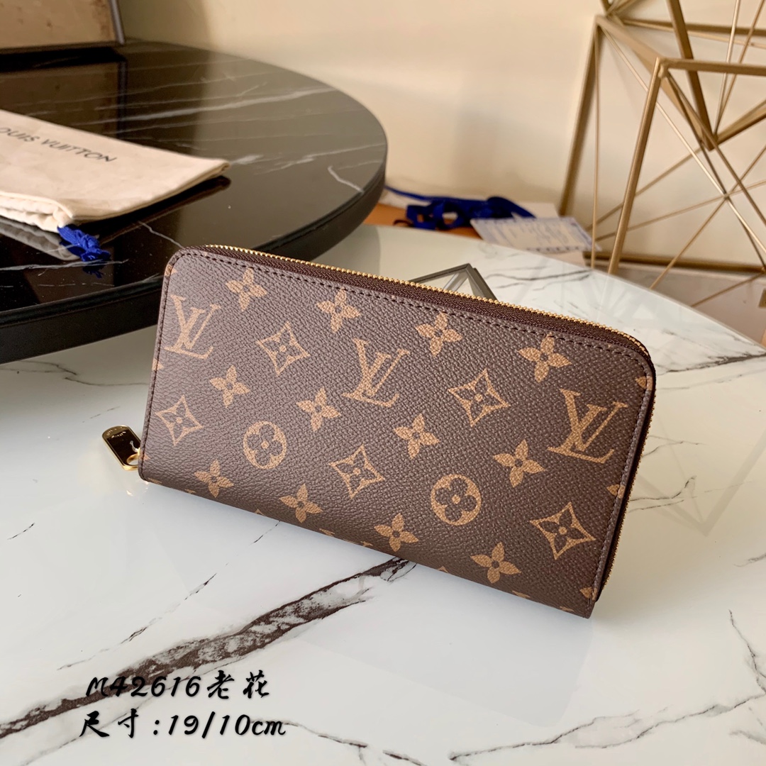 [TOP] Louis Vuitton LV LV Zippy Wallet Monogram - 9 Colors