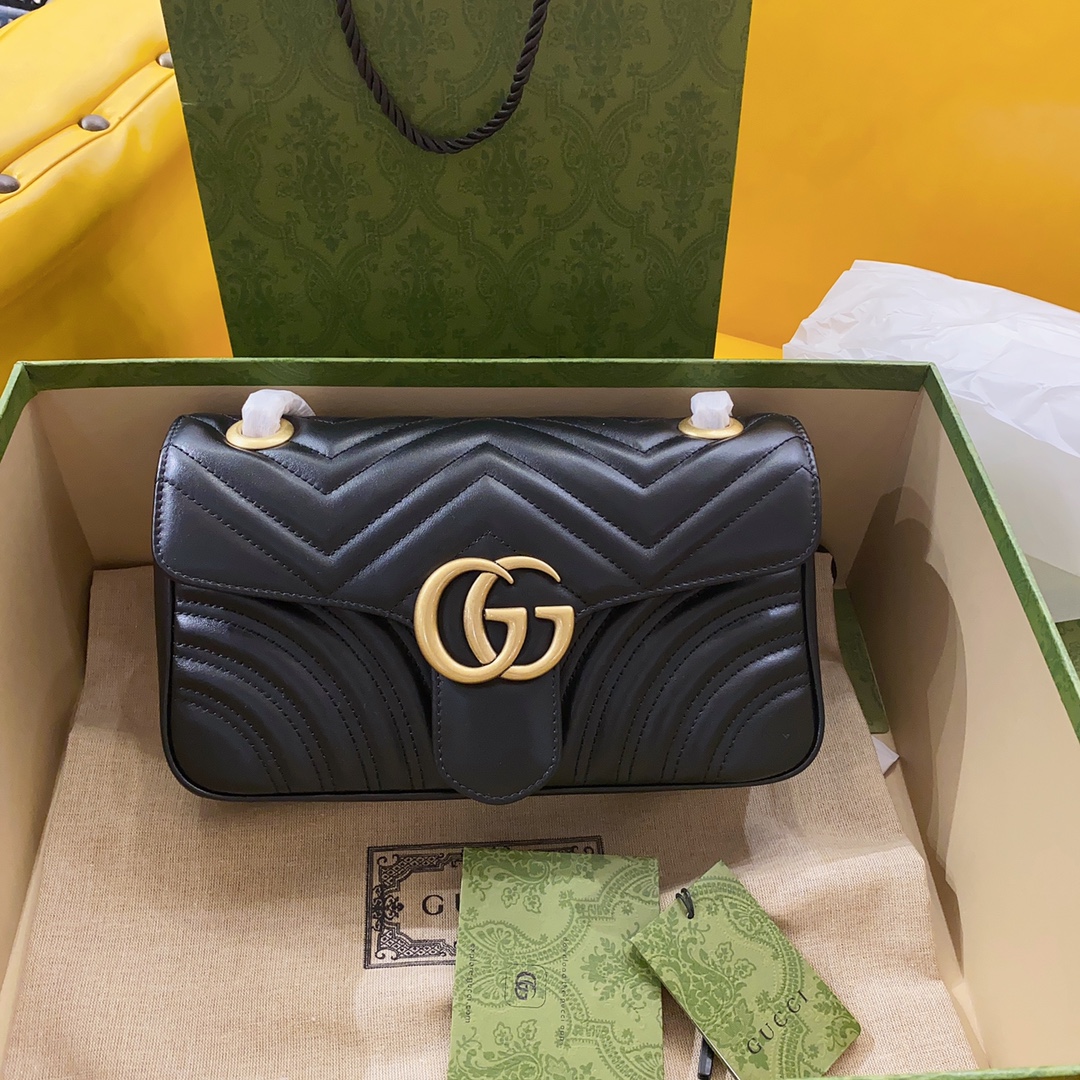 [TOP] GUCCI Marmont Chain Bag 26 x 15 x 7cm -  Collection