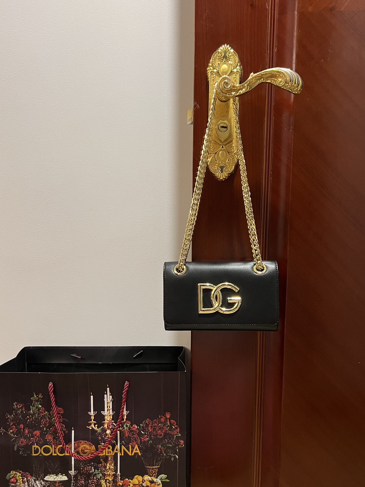 [TOP] Dolce & Gabbana D&G Calfskin 3.5 Bag  21*14*5cm - 6 Color