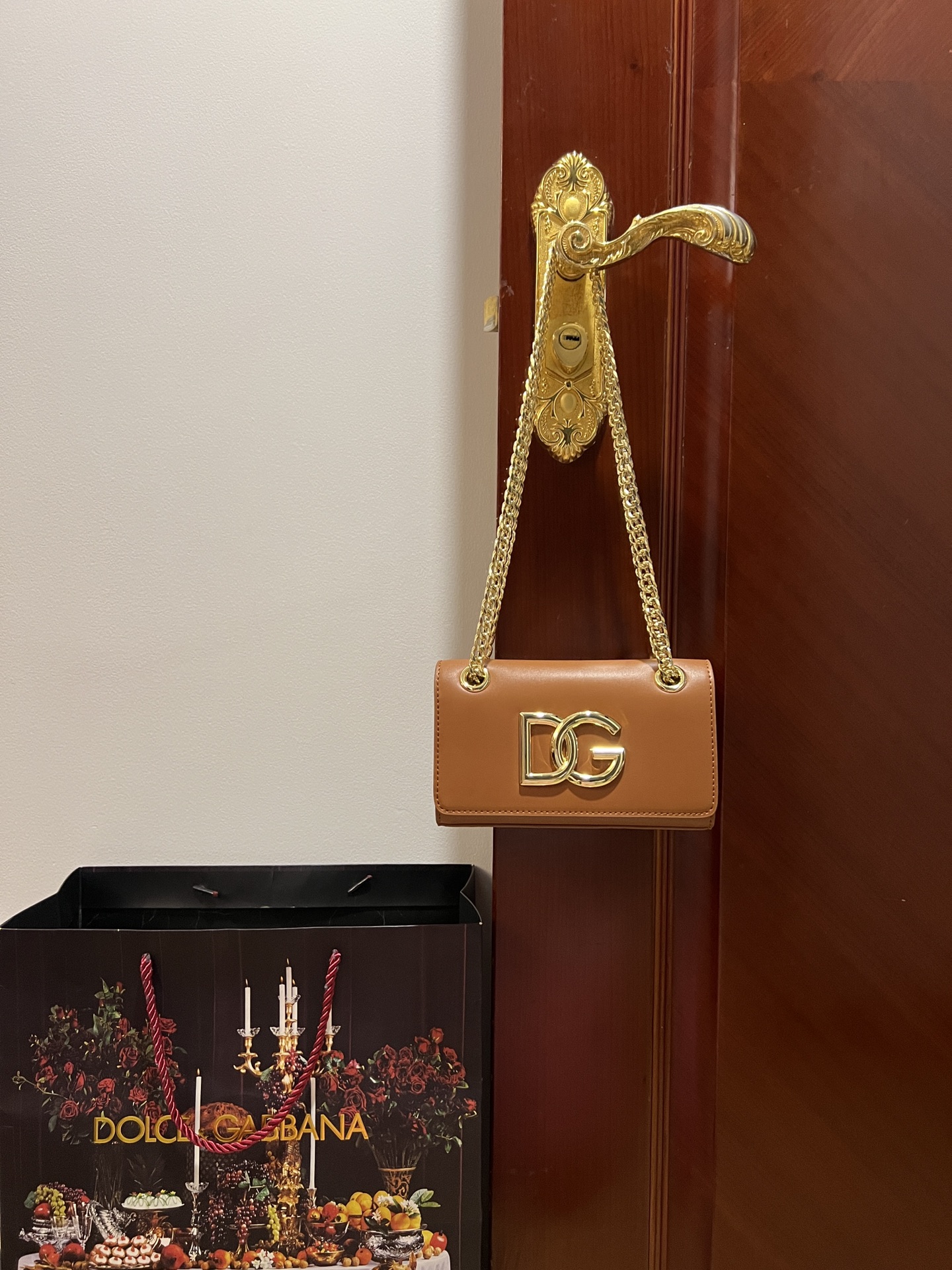 [TOP] Dolce & Gabbana D&G Calfskin 3.5 Bag  21*14*5cm - 6 Color