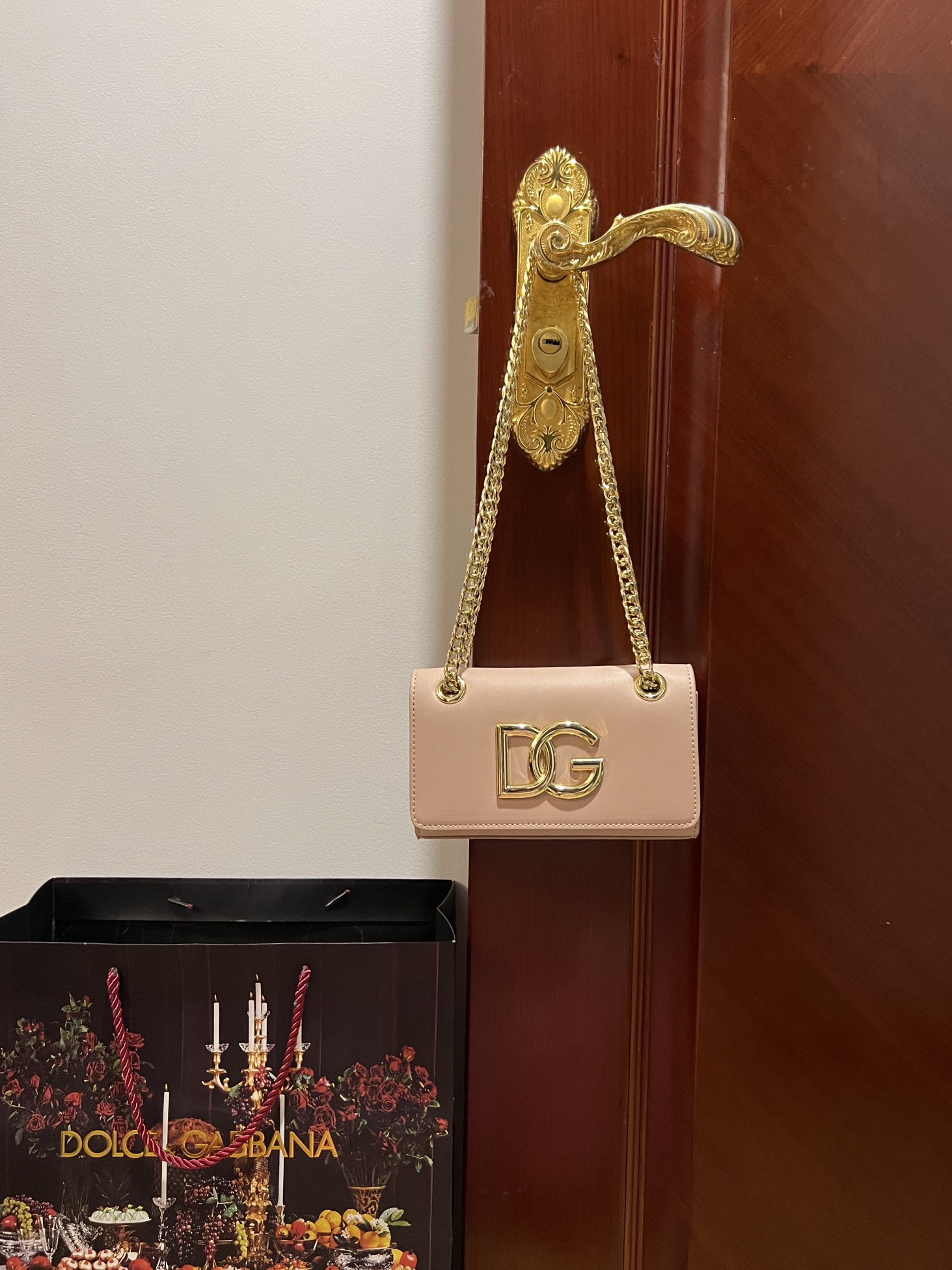 [TOP] Dolce & Gabbana D&G Calfskin 3.5 Bag  21*14*5cm - 6 Color