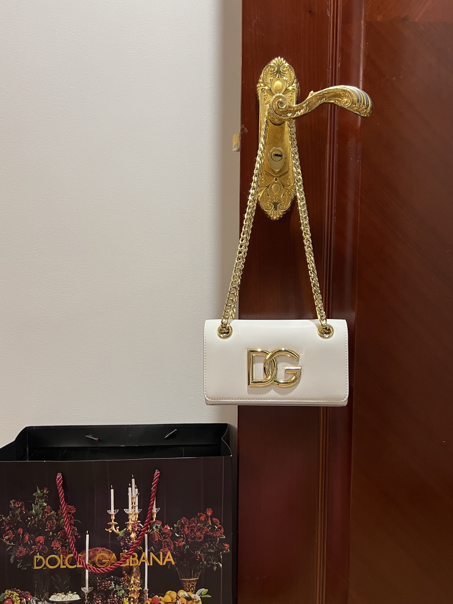 [TOP] Dolce & Gabbana D&G Calfskin 3.5 Bag  21*14*5cm - 6 Color