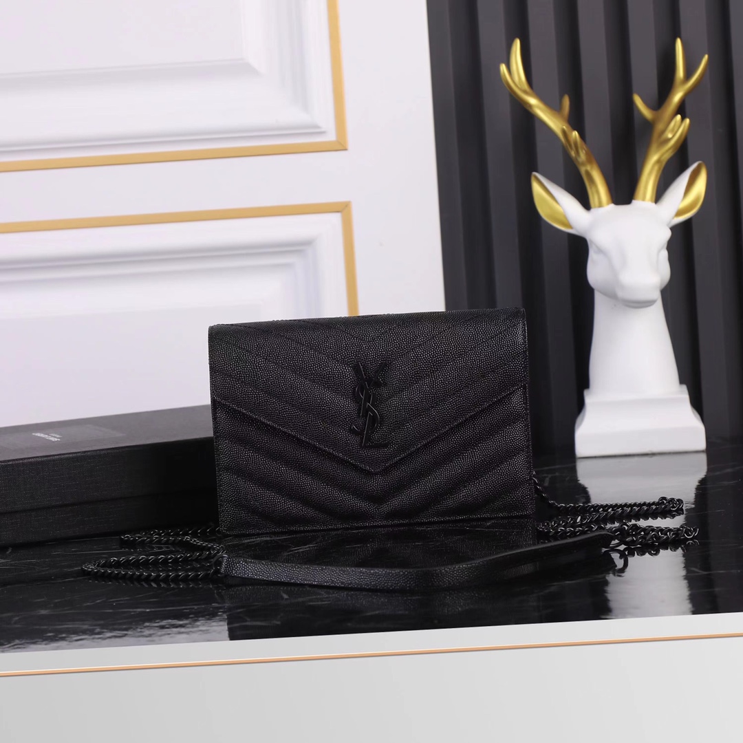 [TOP] Yves Saint Laurent YSL Monogram Envelope WOC Bag - 12 Color