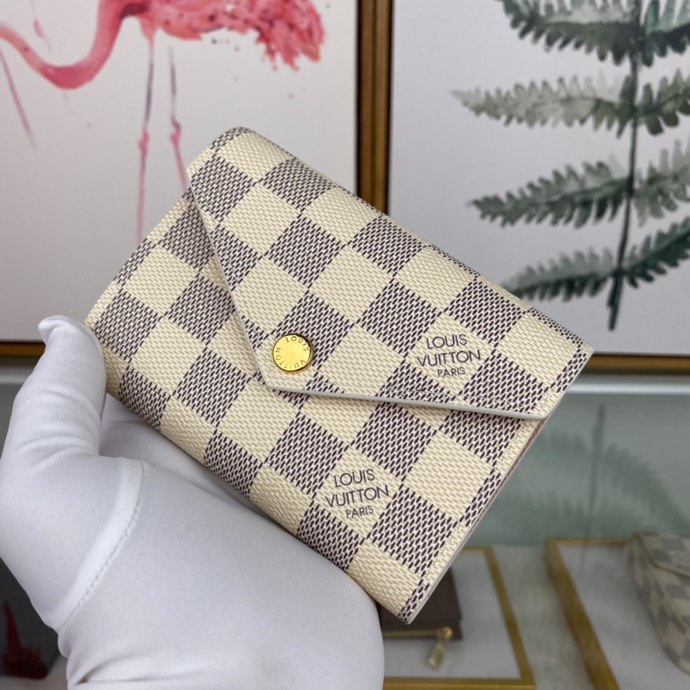 [TOP] Louis Vuitton LV LV Damier Victorine Wallet - 16 colors