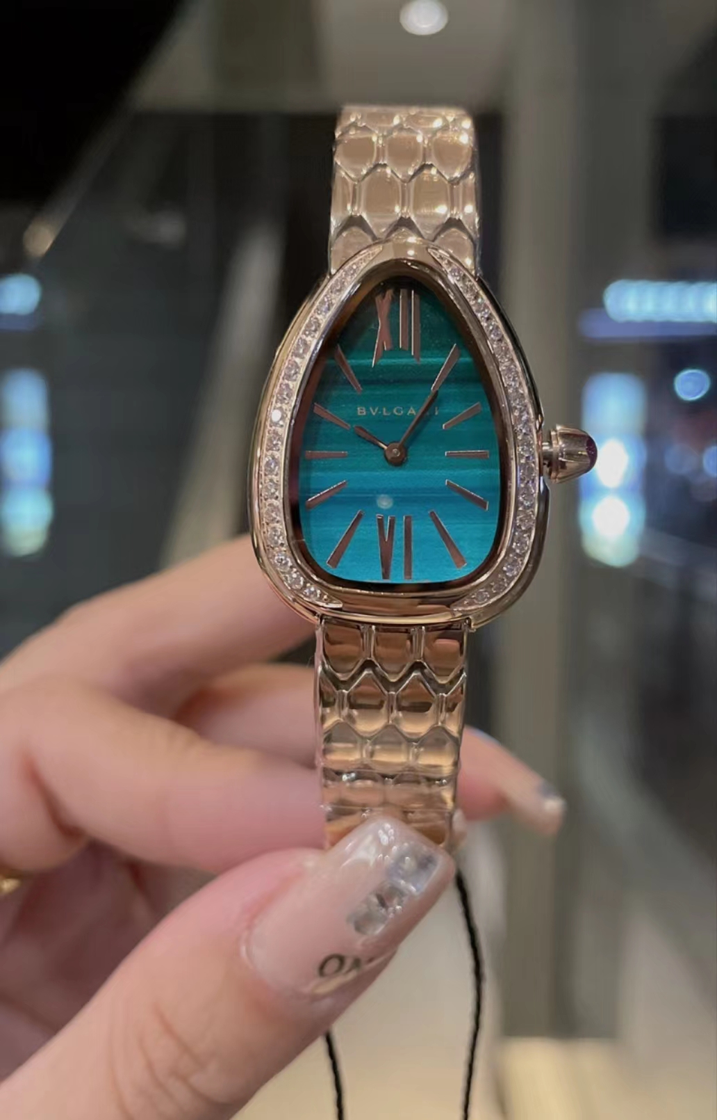 [Top] BVLGARI Serpenti Seduttori Watches with Diamond - Gold