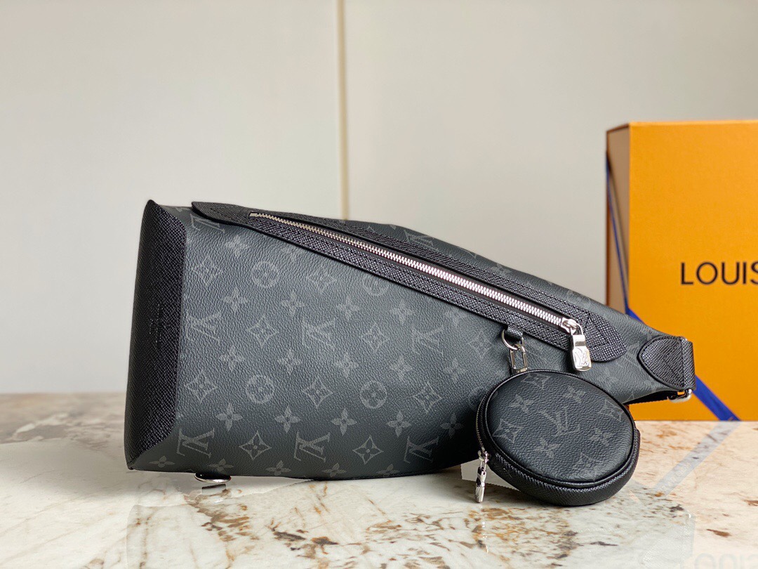 [TOP] Louis Vuitton LV L.V Monogram Men's Backpack  - Black