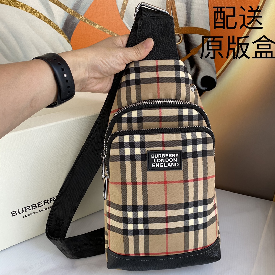 [TOP] BURBERRY Men's Backpack - Brown