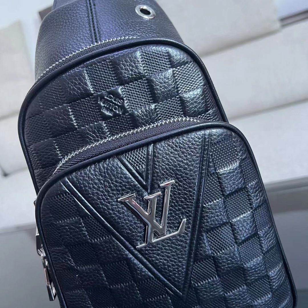 [TOP] Louis Vuitton LV L.V Monogram Men's Backpack  - Black