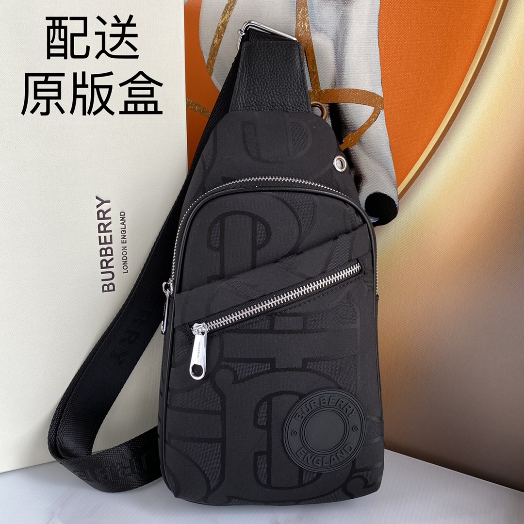 [TOP] BURBERRY Men's Backpack - Black