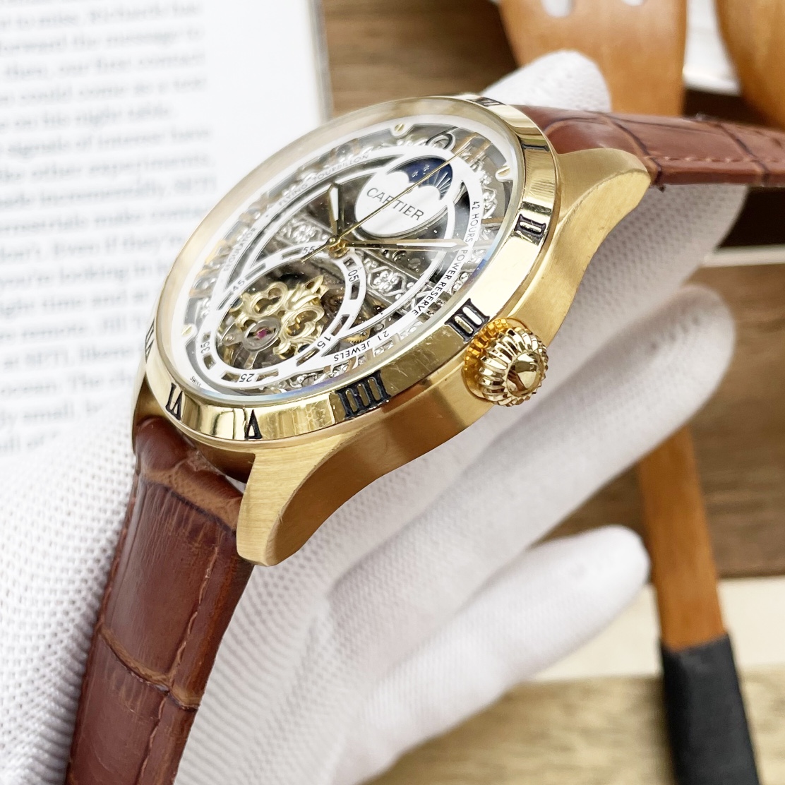 [TOP] Cartier Men's Watch 43mm