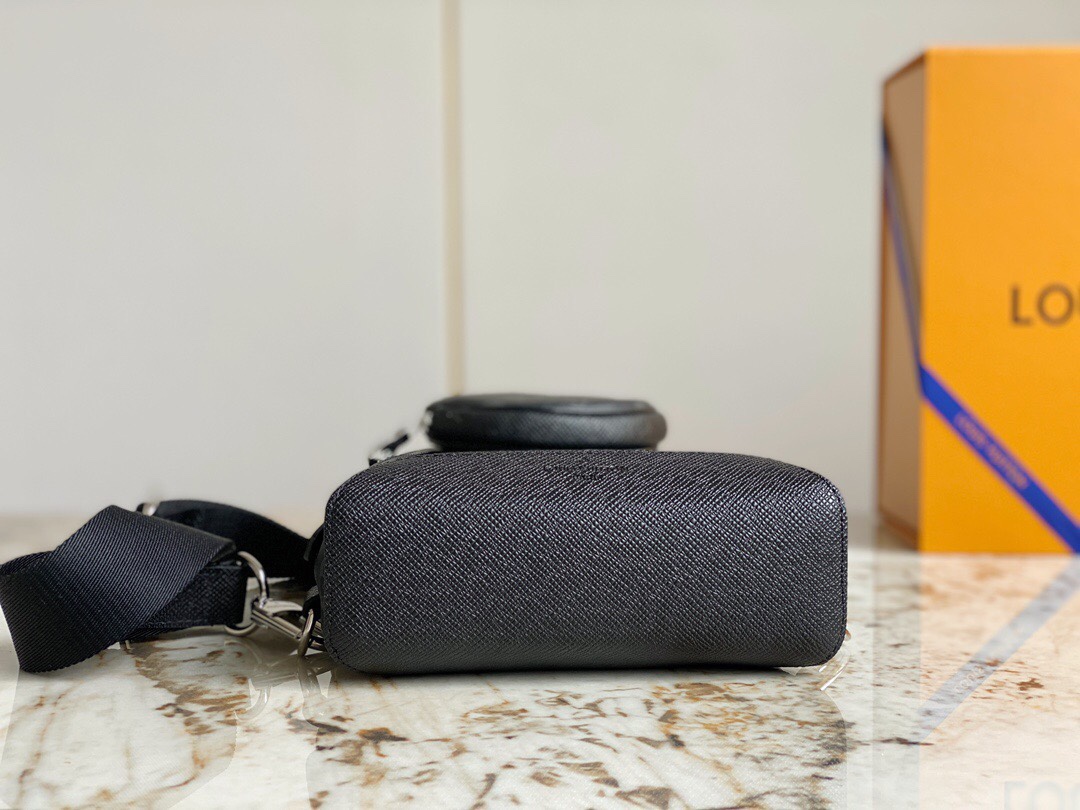 [TOP] Louis Vuitton LV L.V Monogram Men's Backpack  - Black