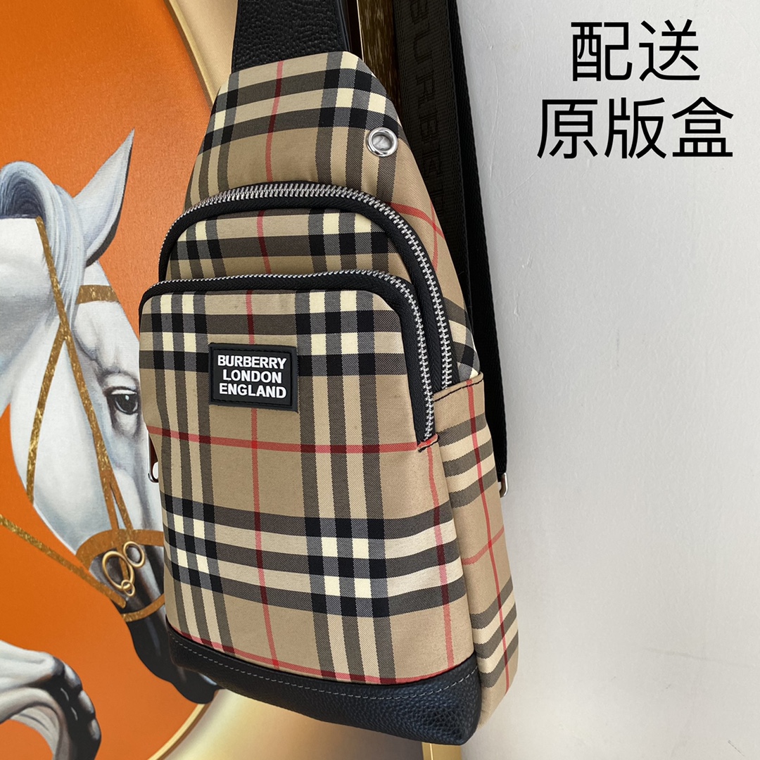 [TOP] BURBERRY Men's Backpack - Brown