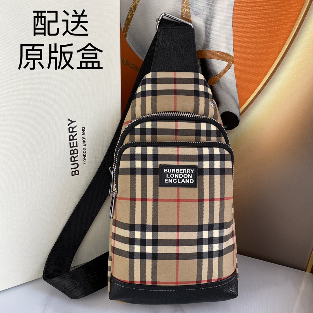 [TOP] BURBERRY Men's Backpack - Brown