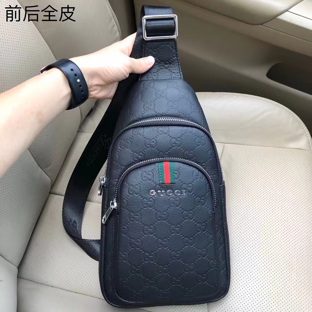 [TOP] GUCCI Marmont Men's Backpacks - Black