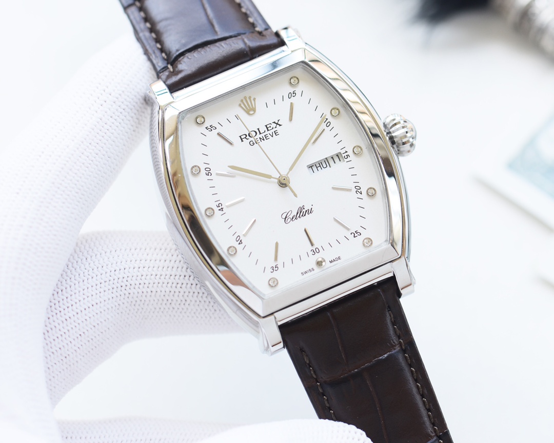 [TOP] ROLEX Rolex Watch 42mm leather