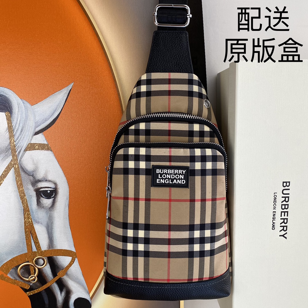 [TOP] BURBERRY Men's Backpack - Brown