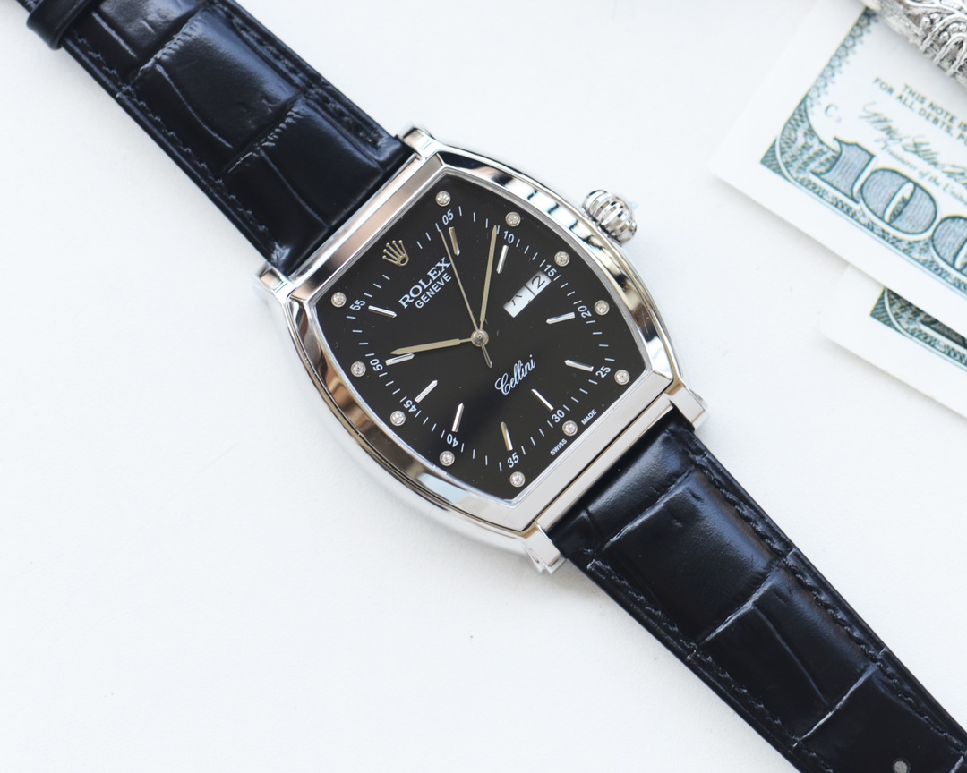 [TOP] ROLEX Rolex Watch 42mm leather